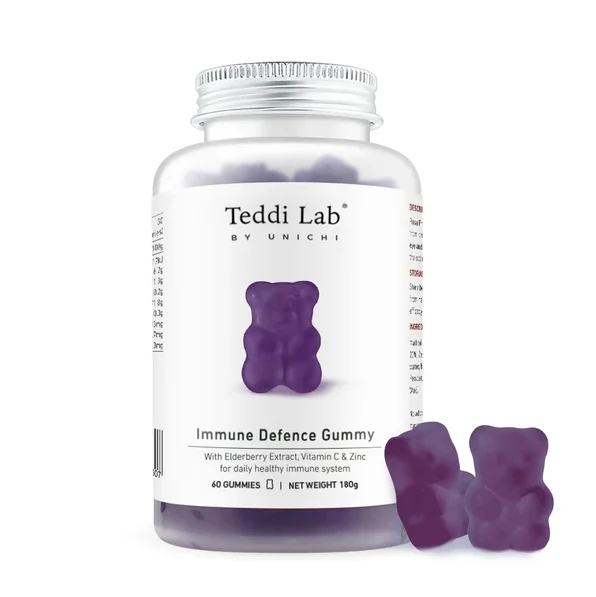 Unichi Immune Defence Gummy 免疫增强小熊软糖 60粒【保质期2027/05】